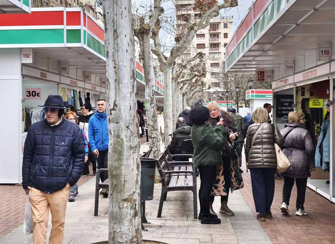 Sol y compras: Logrostock despide su última jornada